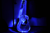 Glowing Guitar Image